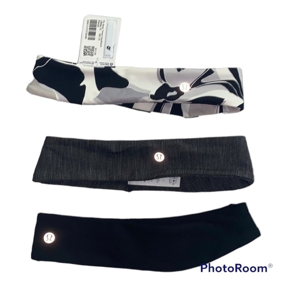 1 SOLID black lululemon head band ONLY - Picture 1 of 2